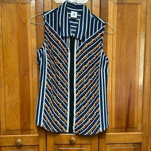 Cabi Chevron Top. Size Small.